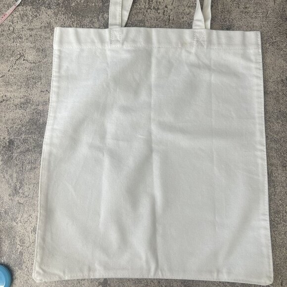 Isabel Marant  Large Tote  Logo Bag  Heavy Cotton  In White - Picture 4 of 6